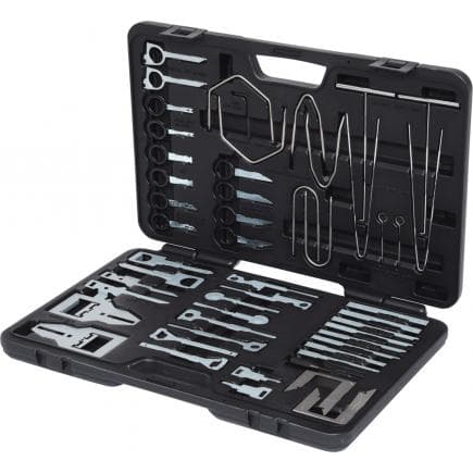 KS TOOLS 500.1380 - Coffret de montage/démontage pour autoradio (52 pcs)