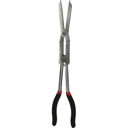KS TOOLS 500.7016 - Pince à circlips à double articulation pour circlips extérieurs, 345 mm