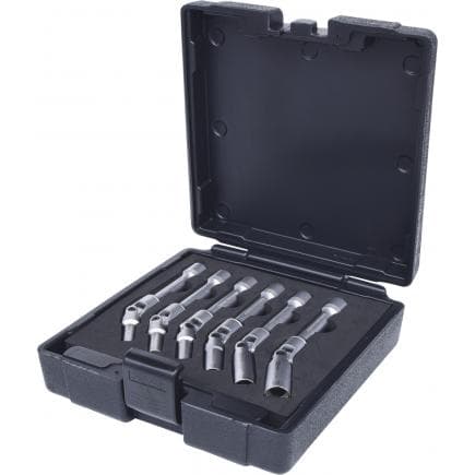 KS TOOLS 500.7320 - 3/8" Jeu de douilles articulées pour bougies de préchauffage, longues (6 pcs)