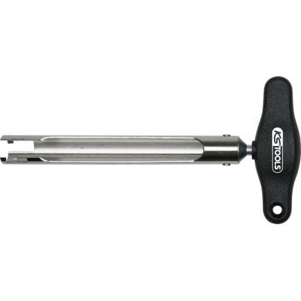 KS TOOLS 500.7525 - Poignée en T pour câbles de bougie, courte, 225mm
