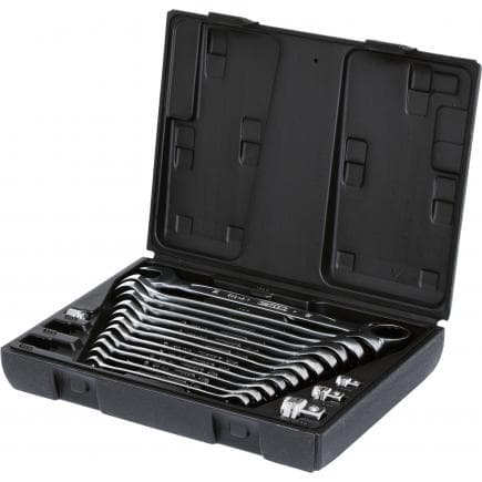 KS TOOLS 503.4266 - Jeu de clés mixtes à cliquet GEAR plus (16 pcs)