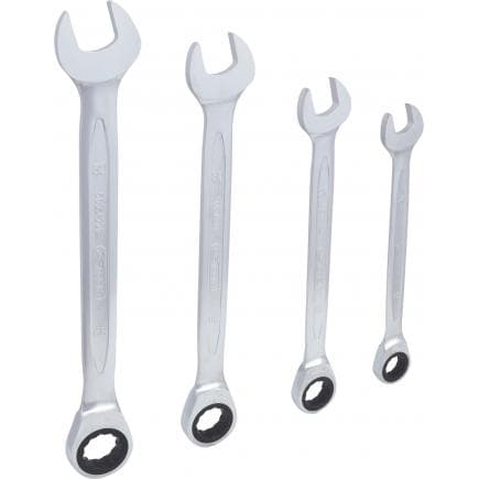 KS TOOLS 503.4270 - Jeu de clés mixtes à cliquet GEAR plus (4 pcs) 24-32mm