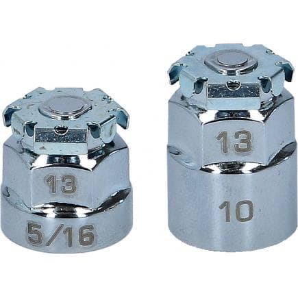 KS TOOLS 503.4294 - Jeu d'adaptateurs embout GEAR plus 5/16"-10mm (2 pcs)