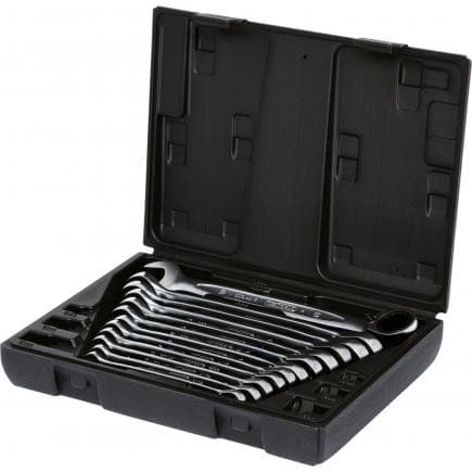 KS TOOLS 503.4665 - Jeu de clés mixtes à cliquet réversible GEAR plus (12 pcs)