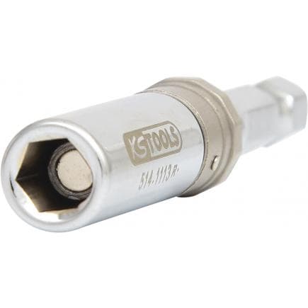 KS TOOLS 514.1113 - 1/4" Porte-embouts magnétique SLIMLOCK à verrouillage automatique, 65mm