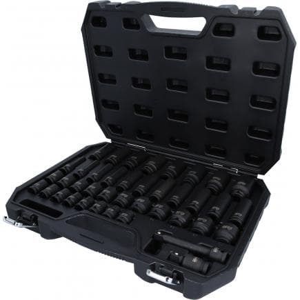 KS TOOLS 515.0065 - 1/2" Jeu de douilles à chocs 6 pans (40 pcs)