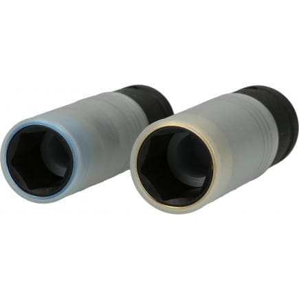 KS TOOLS 515.0989 - Jeu de douilles à chocs pour jantes aluminium SlimPOWER (2 pcs), 1/2"