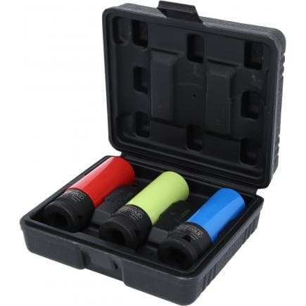 KS TOOLS 515.1070 - 1/2" Jeu de douilles à chocs pour jantes aluminium robustes (3 pcs)