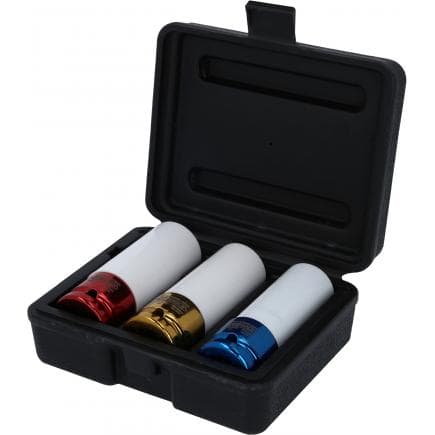 KS TOOLS 515.1005 - 1/2" Jeu de douilles à chocs pour jantes aluminium (3 pcs)