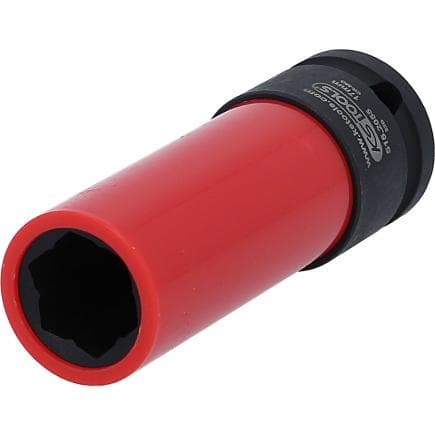 KS TOOLS 515.2055 - Douille à chocs profilé spécial pour jantes aluminium spéciales pour Mercedes, longue, 17 mm