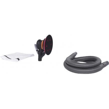 KS TOOLS 515.3061 - Meuleuse excentrée pneumatique à grain fin avec aspiration