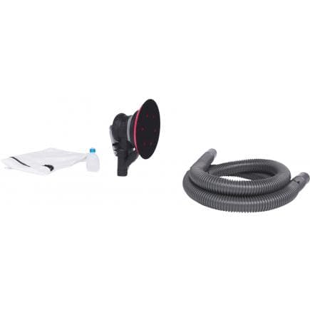 KS TOOLS 515.3066 - Meuleuse excentrée pneumatique à gros grain avec aspiration