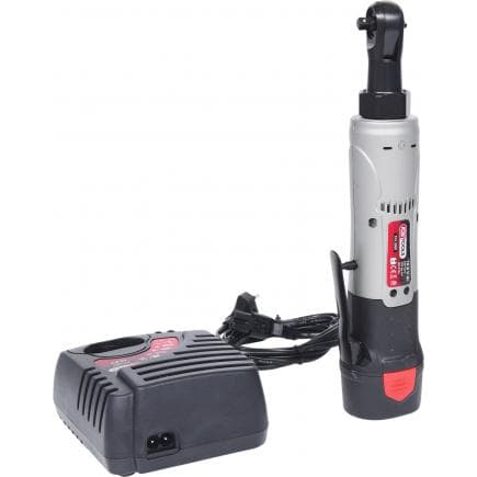 KS TOOLS 515.3501 - 1/4'' Clé à rochet sur batterie, 34Nm, 220 Tr/min 10,8V, avec 2 batteries et chargeur