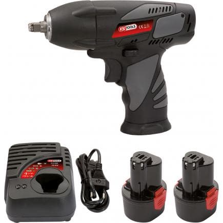 KS TOOLS 515.3516 - 3/8'' Clé à chocs sur batterie, 117Nm, 1.870 Tr/min, avec 2 batteries et chargeur