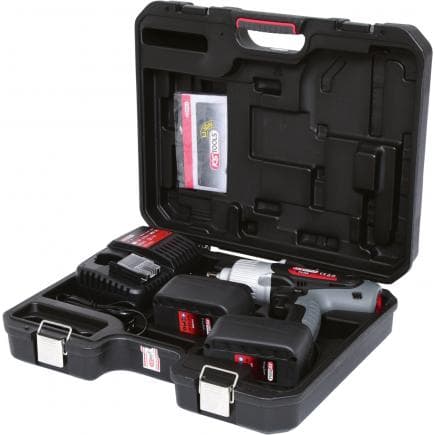 KS TOOLS 515.3526 - 1/2''Clé à chocs avec réglage de couple sur batterie,1.800 Tr/min,avec 2 batterie et chargeur
