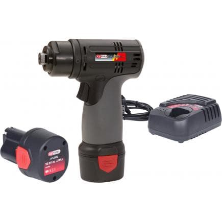 KS TOOLS 515.3558 - Meuleuse sur batterie, 3.200 Tr/min 10,8V, avec 2 batteries et chargeur