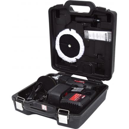 KS TOOLS 515.3555 - Polisseuse sur batterie, 2.300 Tr/min 18V, avec 1 batterie et chargeur