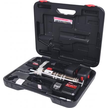 KS TOOLS 515.3561 - Pompe à graisse sur batterie 400 ml, 420bar, 18V, avec 2 batteries et chargeur