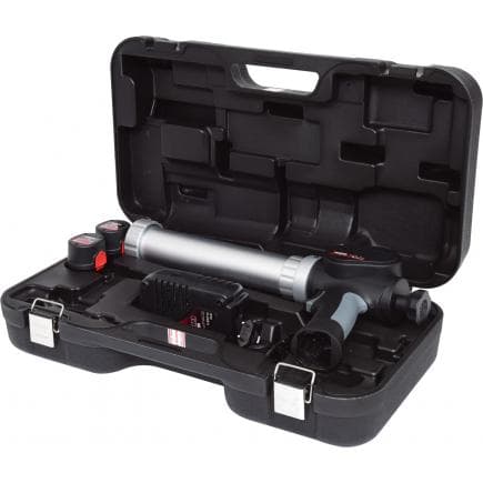 KS TOOLS 515.3576 - Pistolet à cartouche sur batterie 400 ml avec 2 batteries et chargeur
