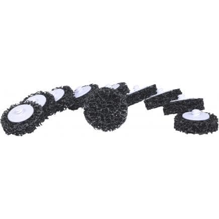KS TOOLS 515.5087 - Disques de ponçage, ø50mm, noir (10 pcs)
