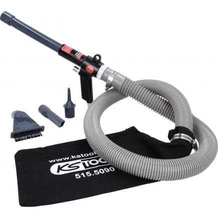 KS TOOLS 515.5090 - Pistolet de soufflage et d’aspiration à air comprimé, 145 mm