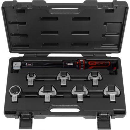 KS TOOLS 516.1225 - ERGOTORQUE®<i>precision</i> Jeu d’outils clés dynamométriques climatisation 20 - 100 Nm (8 pcs)