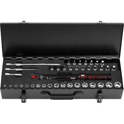 KS TOOLS 516.1525 - 3/8" Coffret de clés dynamométriques ERGOTORQUE® precision 10-50 Nm (40 pcs)