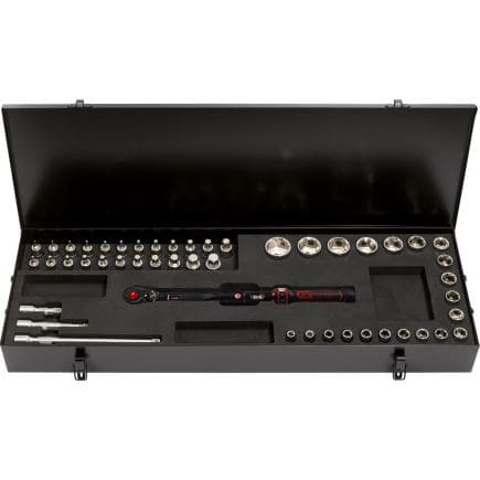 KS TOOLS 516.1535 - 1/2" Coffret de clés dynamométriques ERGOTORQUE® precision, 20-100 Nm (48 pcs)