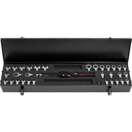 KS TOOLS 516.1635 - 9x12 mm Coffret de clés dynamométriques ERGOTORQUE® precision 1-25 Nm, 20-100 Nm (33 pcs)
