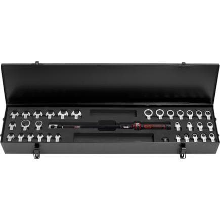 KS TOOLS 516.1645 - 9x12 mm Coffret de clés dynamométriques ERGOTORQUE® precision 1-25 Nm, 40-200 Nm (33 pcs)