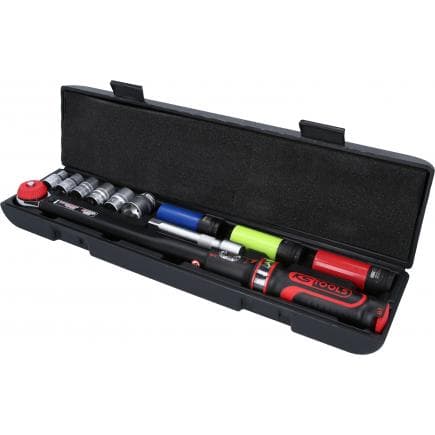 KS TOOLS 516.2400 - Clé dynamométrique ERGOTORQUEprecision avec trousse, 20-200Nm (11 pcs)