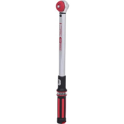 KS TOOLS 516.6042 - 1/2" Clé dynamométrique ERGOTORQUE® precision 40-200 Nm à cliquet réversible Quick-Lock