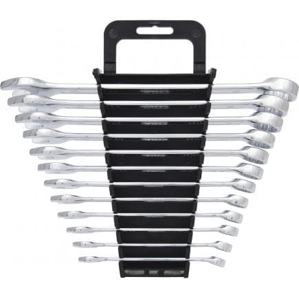 KS TOOLS 517.0052 - Jeu de clés mixtes inclinées 8-19mm (12 pcs)