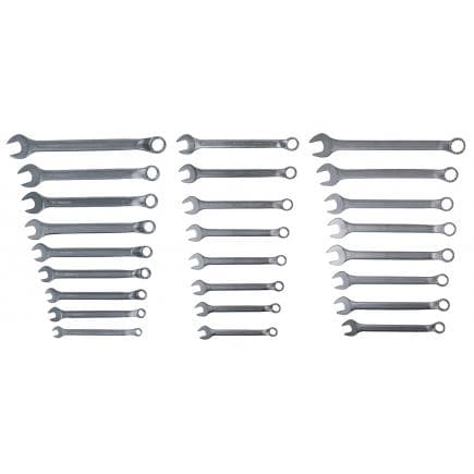 KS TOOLS 517.0099 - Jeux de clés mixtes coudées, 6-32 mm (25 pcs)