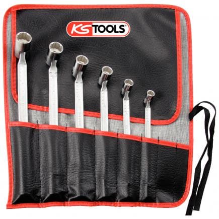 KS TOOLS 517.0310 - Jeu de 6 clés à douilles articulées, 18x19 mm (6 pcs)