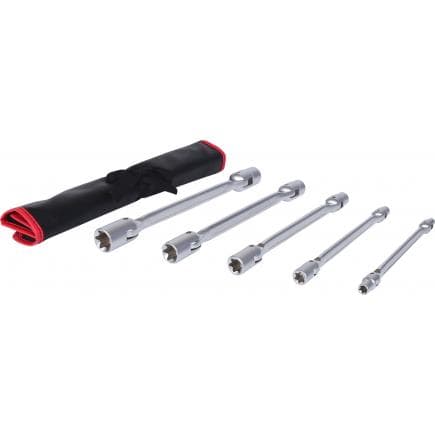 KS TOOLS 517.0340 - Clés à douilles articulées Torx E Satz E6xE8-E22xE24 (5 pcs)