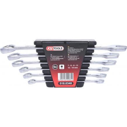 KS TOOLS 518.0340 - Jeu de clés de purge de frein (6 pcs)