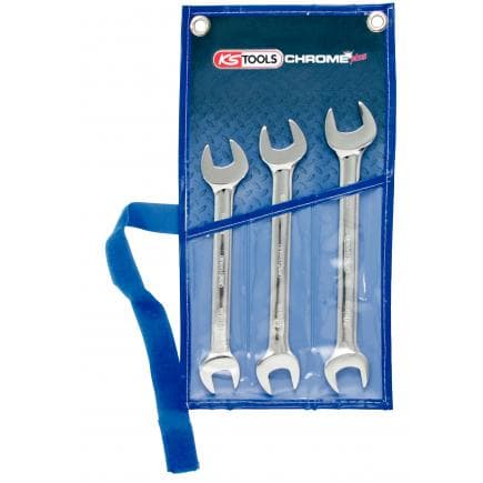 KS TOOLS 518.0743 - Jeu de clés à fourche CHROME plus 21-32mm (3 pcs)