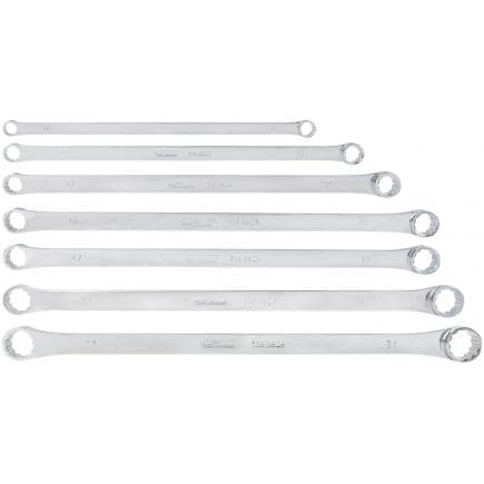 KS TOOLS 518.0830 - Jeu de clés polygonales CHROME plus, extra longues 10x11-22x24mm (7 pcs)