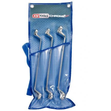KS TOOLS 518.0843 - CHROME plus Jeu de clés polygonales 21x23-30x32mm (3 pcs)