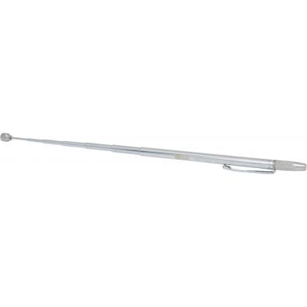 KS TOOLS 550.1001 - Crochet magnétique télescopique 2 en 1 avec buses de nettoyage et outil de réglage, 150-675 mm