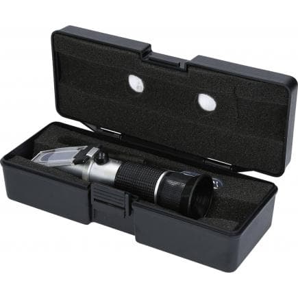 KS TOOLS 550.1285 - Réfractomètre- Appareil de contrôle optique pour liquide de batteries, liquide de refroidissement et additifs AdBlue®