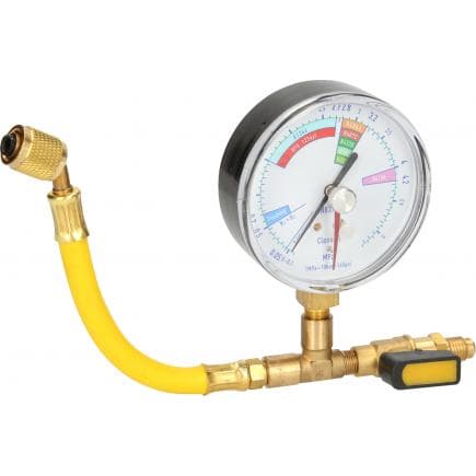 KS TOOLS 550.1423 - Manomètre avec valve d'arrêt