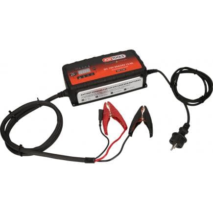 KS TOOLS 550.1745 - Chargeur de batteries haute fréquence SMARTcharger 12V + 24V, 25A/12.5A