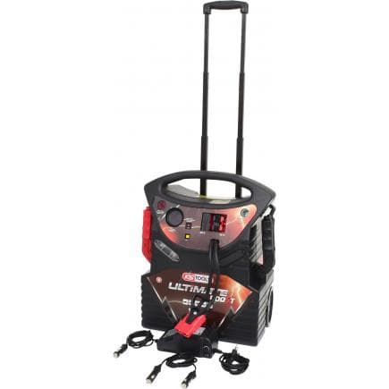 KS TOOLS 550.1825 - Booster de batterie 12 V et 24 V, outil mobile d'aide au démarrage 2340 A