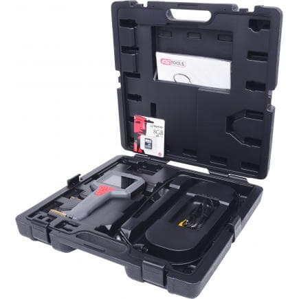 KS TOOLS 550.7801 - Coffret ULTIMATE vision MASTER avec sonde de caméra frontale 0°, gaine ressort semi rigide 1m,ø8,5mm (6 pcs)