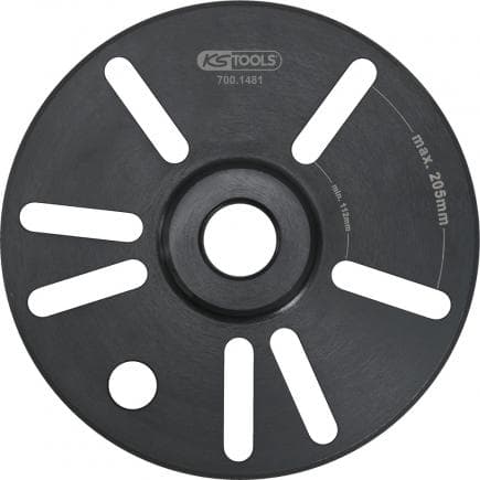 KS TOOLS 700.1481 - Bride moyeu universelle avec filetage intérieur UN1-1/2