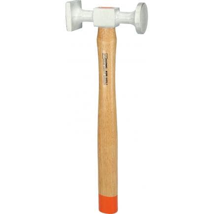 KS TOOLS 700.1491 - Marteau standard pour carrosseries en aluminium, tête bombée, rond/carré