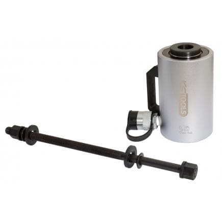 KS TOOLS 700.1786 - Verrin de force creux hydraulique 20 T avec tige filetée