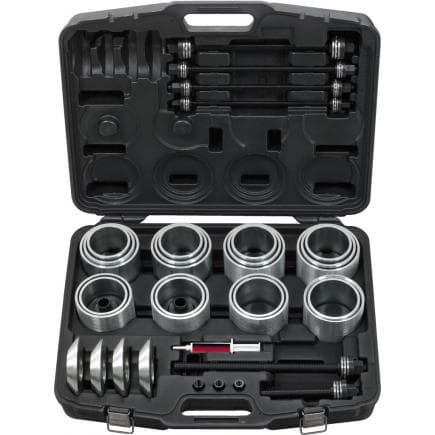 KS TOOLS 700.1810 - Ensemble de ferrules, adaptateurs et tirants maîtres pour camions (46 pcs)
